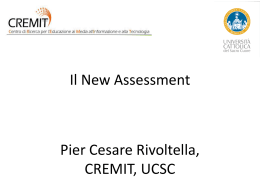 new_assessment - Istituto Istruzione Superiore "G. Perlasca"