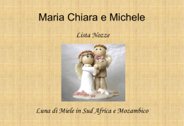 Maria Chiara e Michele