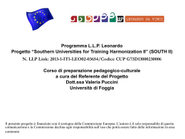 Corso di preparazione pedagogico-culturale a