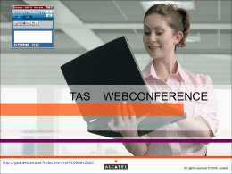 tas webconference servizio