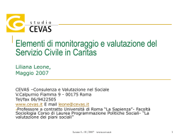Costruire valutazioni