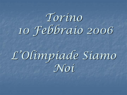 Olimpiadi - Altervista