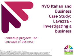 `Investigating Lavazza`s Business` presentation