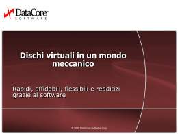 Dischi virtuali - DataCore Software