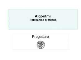 Algoritmi Politecnico di Milano