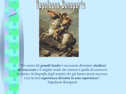 Napoleone - Scuola Media di Piancavallo