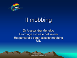 Il mobbing
