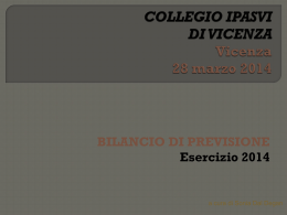 Slide Bilancio di Previsione 2014 – file