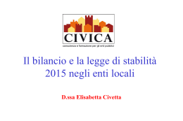 La legge di stabilit&agrave; 2014 negli enti locali - Civica