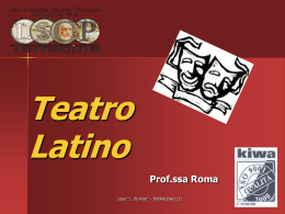 Il teatro latino - Liceo Leonardo da Vinci | Terracina