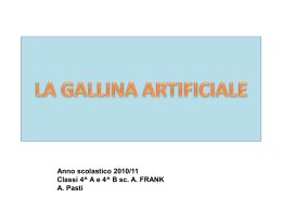 LA GALLINA ARTIFICIALE - Istituto Comprensivo Spinea 1