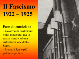 Fascismo 1922-1925