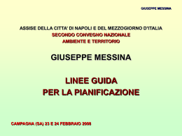 linee guida per la pianificazione ambientale