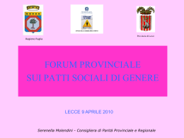 slide patti sociali di genere