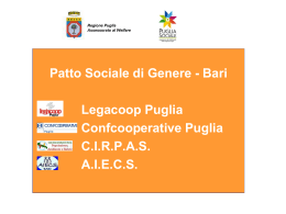 Patto Sociale di Genere Bari Conferenza stampa 9_07_2012