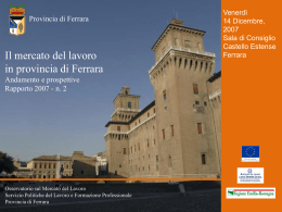 Sintesi del Rapporto 2007 - slide ( - 2709 Kb)