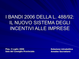 intervento Sacrestano