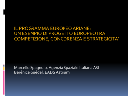 Il programma europeo Ariane