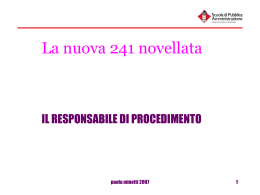 La nuova 241 novellata