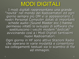 Modi DIGITALI - Sezione ARI Frosinone IQ&Oslash;FN
