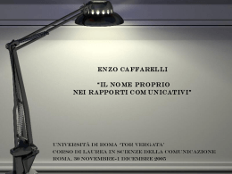 caffarelli - Università degli Studi di Roma Tor Vergata