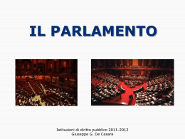 Parlamento - diritto e comunicazione mat
