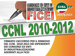 ficei_ccnl - Cisl FP Roma Capitale