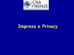 Impresa e Privacy