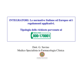 Integratori seconda parte