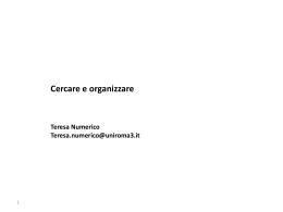 motori_Di_ricerca - Scienze della Comunicazione