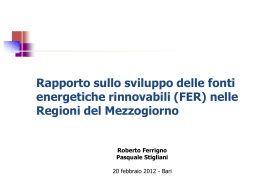 Scarica la presentazione in ppt