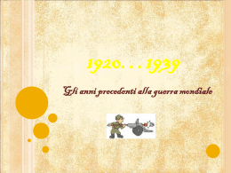 La II Guerra Mondiale - Liceo scientifico Michelangelo