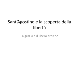 la grazia e il libero arbitrio