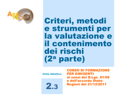 2.3_CriteriMetodiStrumentiValutazioneContenimentoRischi