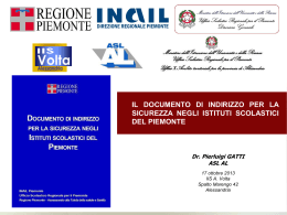 Il documento di indirizzo - Ufficio Scolastico Regionale Piemonte