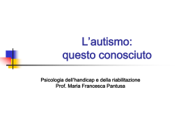 Criteri diagnostici (DSM IV)