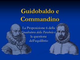 Guidobaldo e Commandino - Centro Internazionale di Studi Urbino