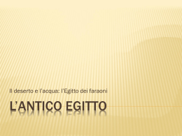 L`antico egitto - diversamente social