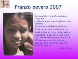 Pranzo povero 2007