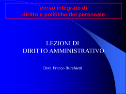 Il diritto amministrativo