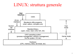 I processi in Linux - ICAR-CNR
