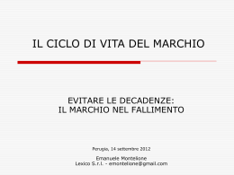 Montelione - Marchi e Disegni comunitari