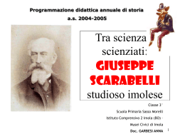 Tra scienza e scienziati: Giuseppe Scarabelli studioso imolese