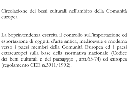SETTIMA LEZIONE DIRITTO COMUNITARIO
