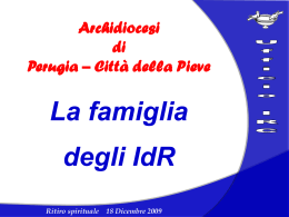 Incontro del 18 Dicembre 2009