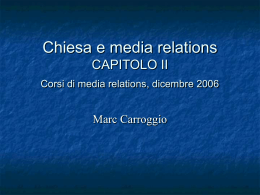 L`ufficio stampa PARTE I Marc Carroggio