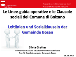 Info - Comune di Bolzano