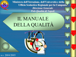 Manuale Qualit&agrave;