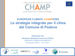 Slide 1 - Coordinamento Agende 21 Locali Italiane