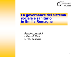 Governance Emilia Romagna 08.10.2010